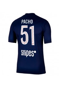 Paris Saint-Germain Willian Pacho #51 Jalkapallovaatteet Kotipaita 2025-26 Lyhythihainen